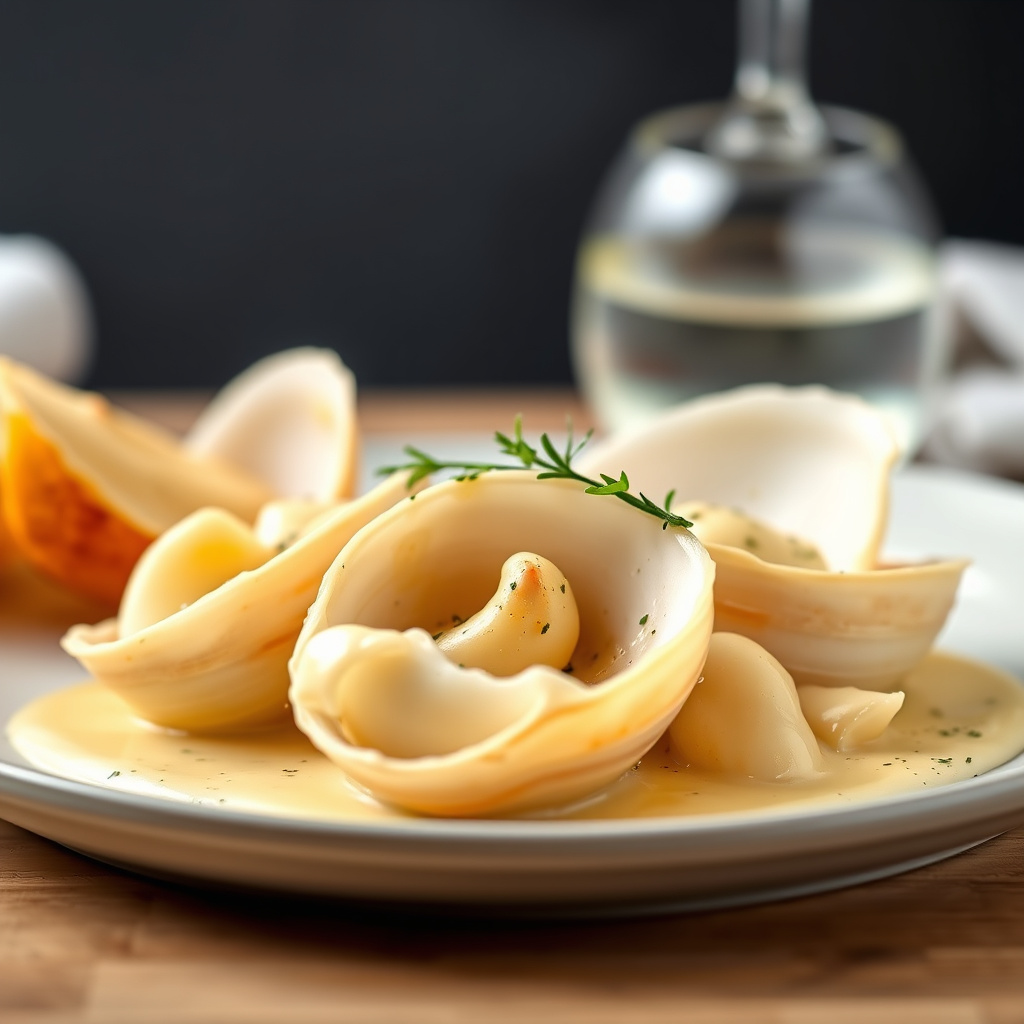 Coquilles St.-Jacques med Beurre Blanc