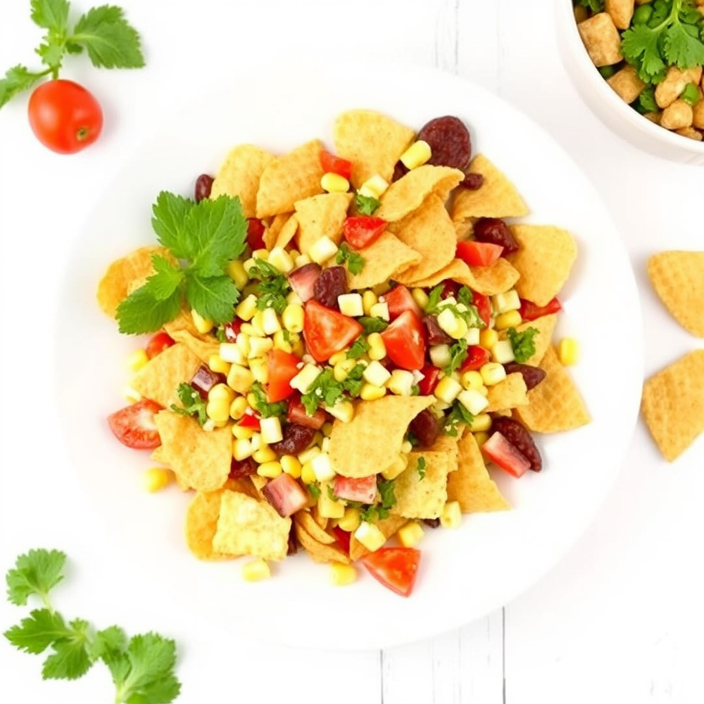 Maischips-salat med kjøttdeig