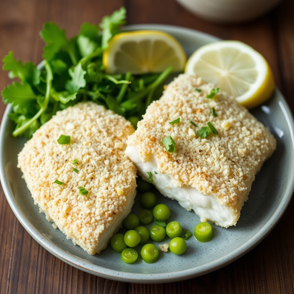 Cracker Crumb Blue Fish Filets