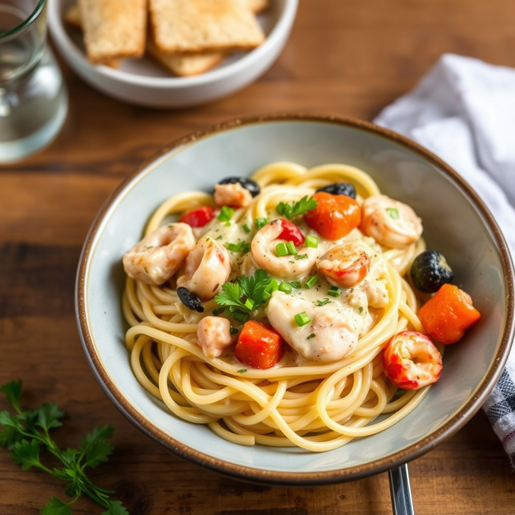 CraZee's kremete sjømat og pasta