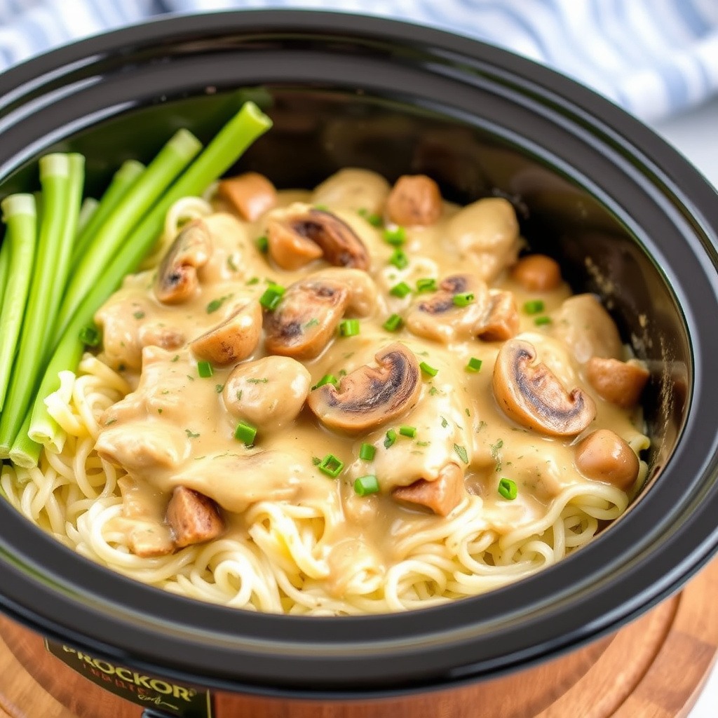 Crock Pot ostefylt soppkylling