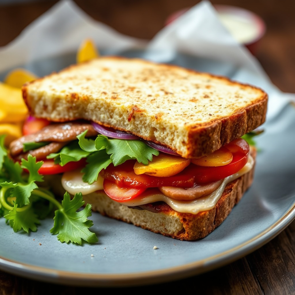 Cubansk sandwich med plantainchips