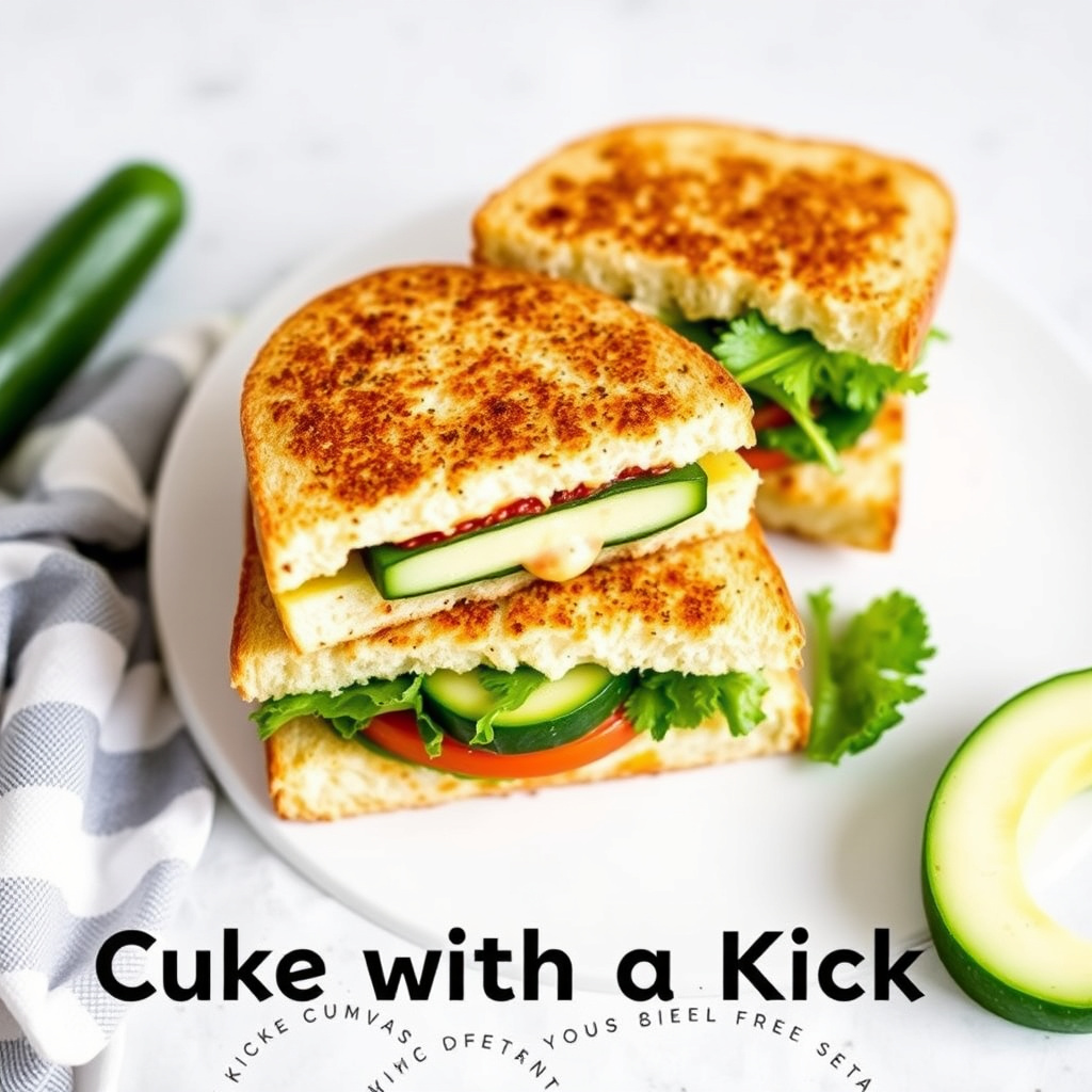 Cuke-with-a-Kick Finger Sandwiches