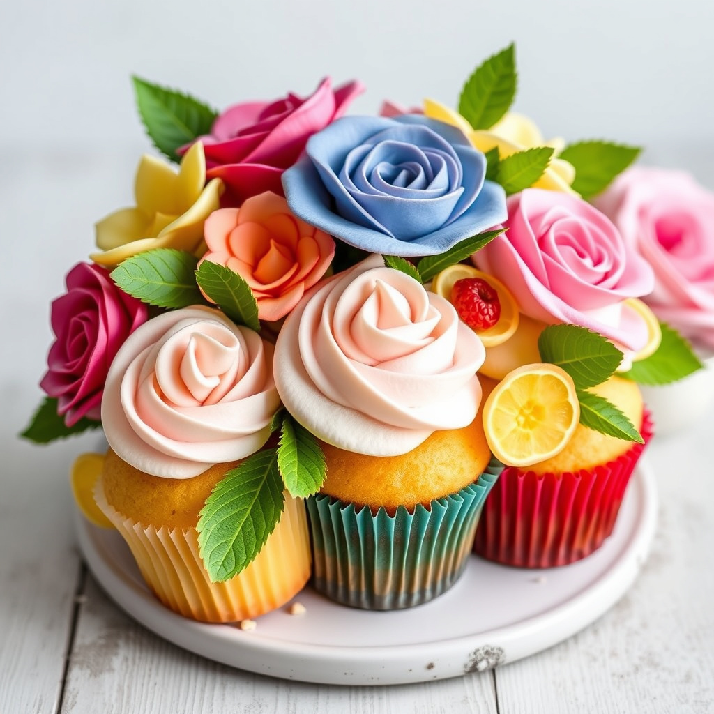 Cupcake-bukett