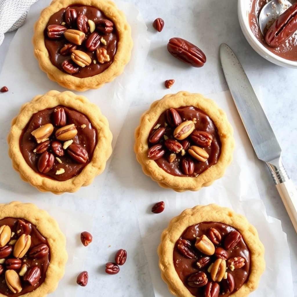 Daddel- og nøttekjeks med cookie-fyll