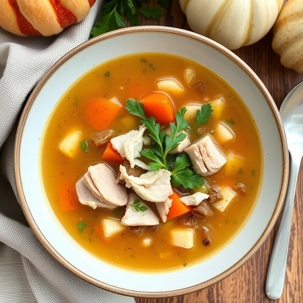 Dag-etter-Thanksgiving-kyllingbein-suppe