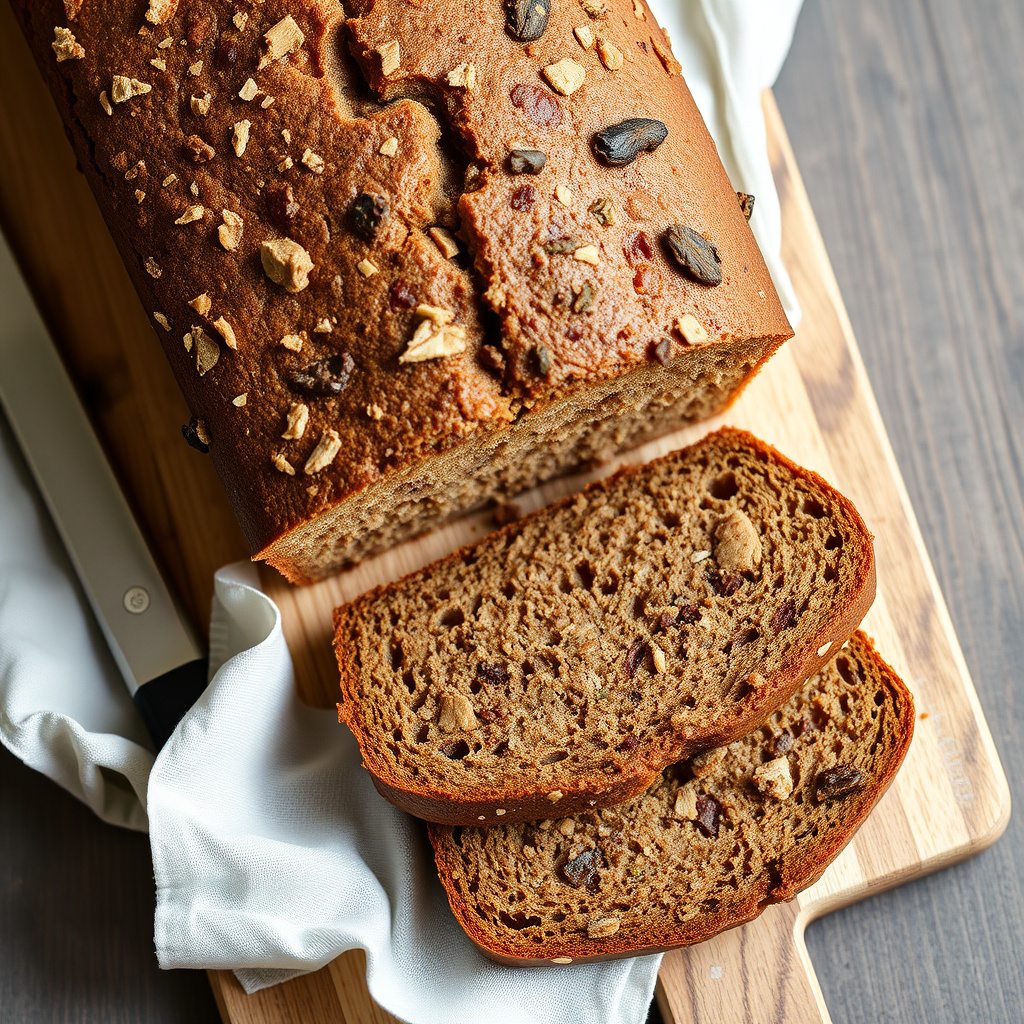 Danish krydret rugbrød (Sigtebrod)