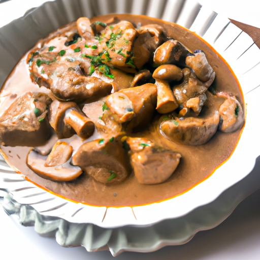 Darias slow cooker beef stroganoff