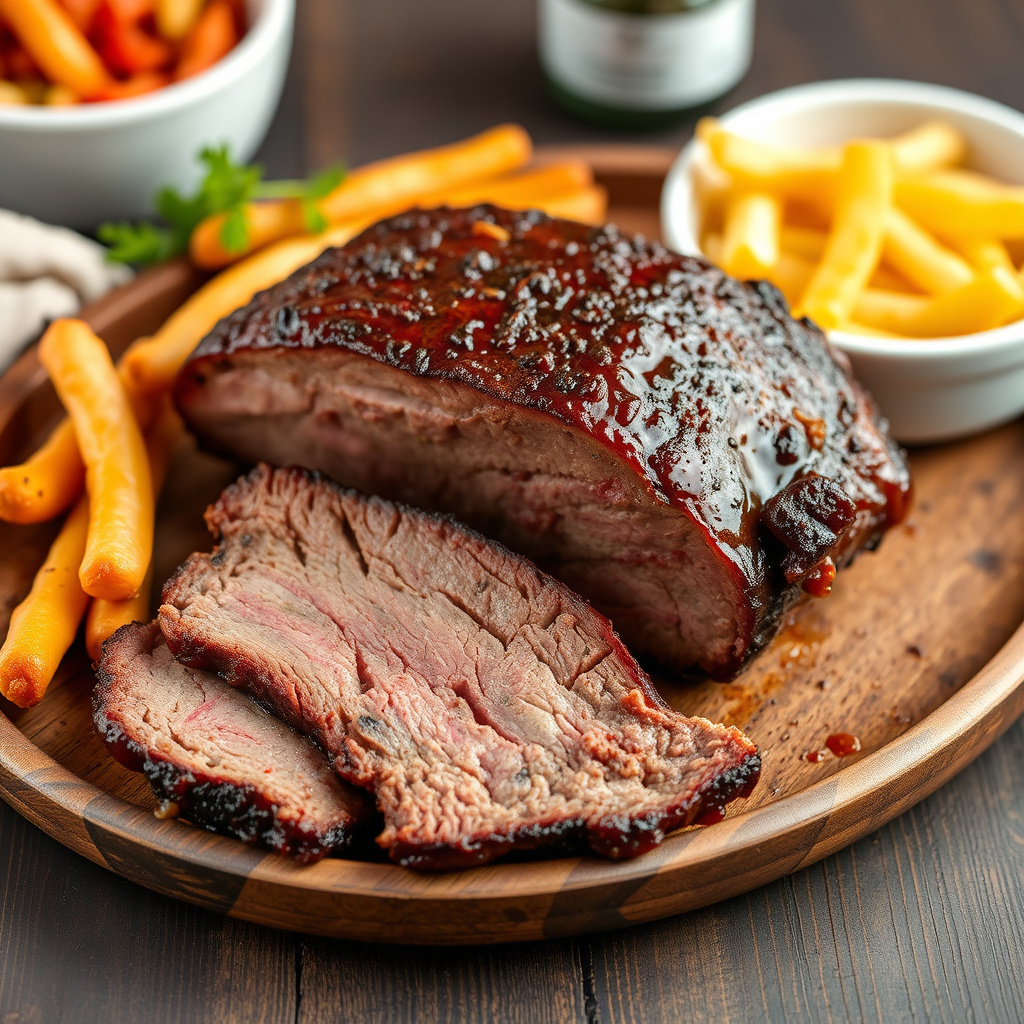 Davids mesquite-røkte Texas-brisket