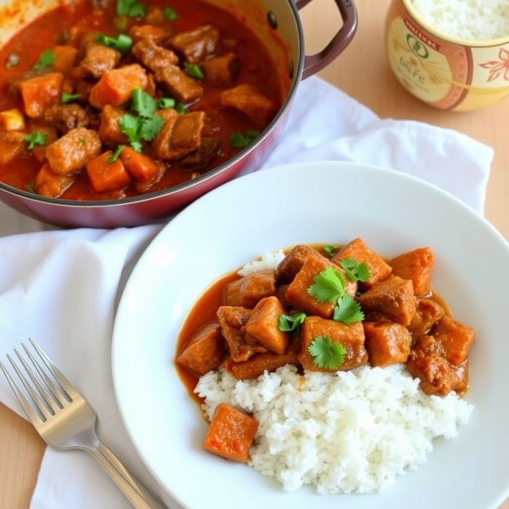 Debs krydrede biffcurry