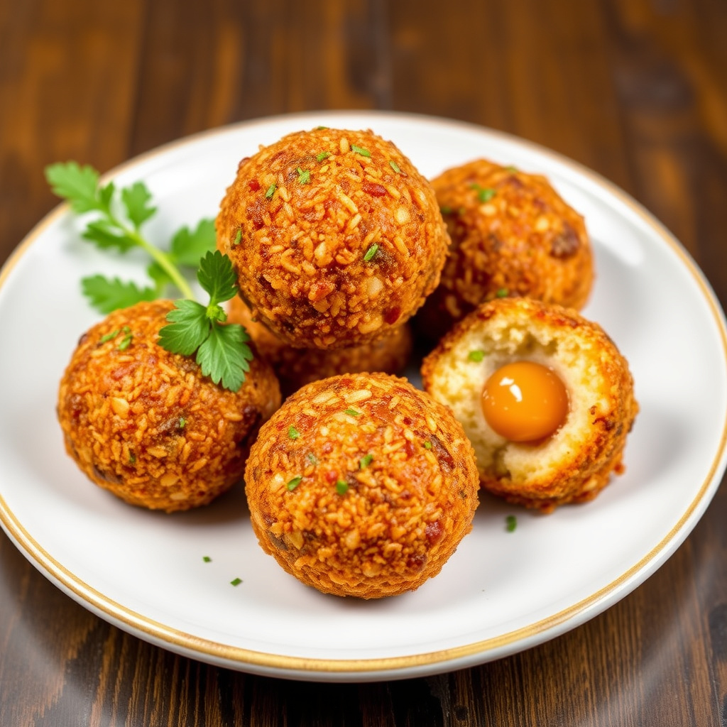 DeFalcos italienske arancini (risboller)
