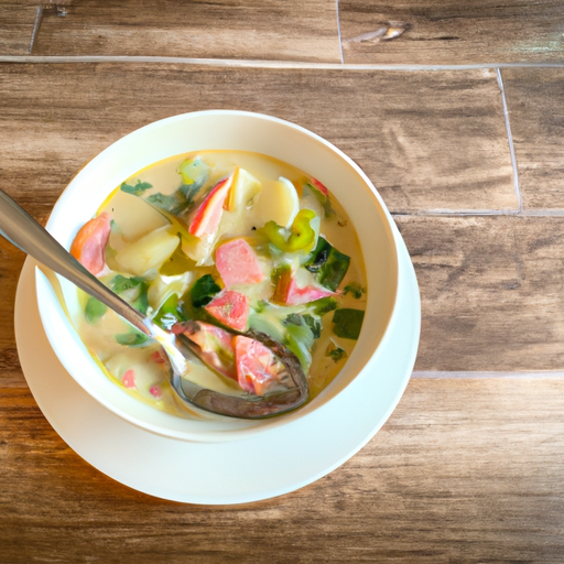 Deilig skinke- og potetsuppe