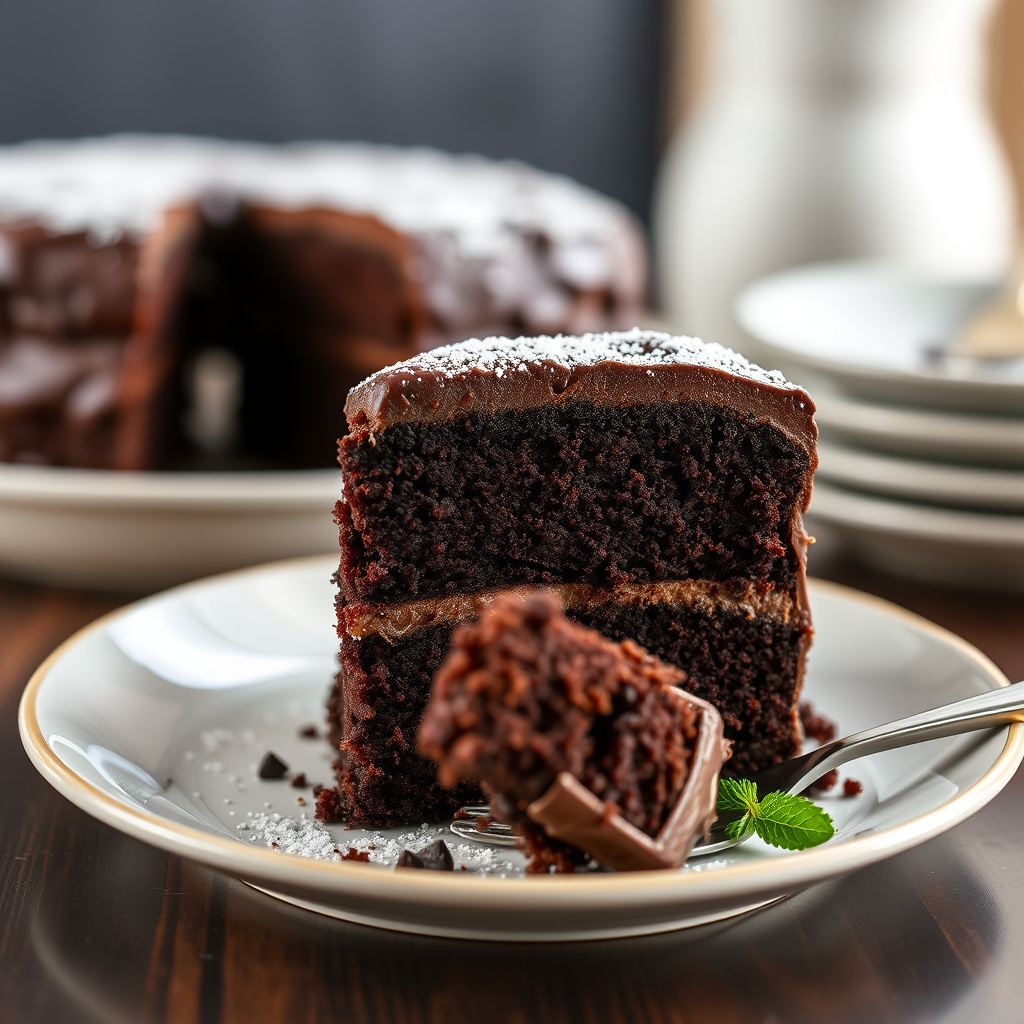 Dekadent sjokoladekake