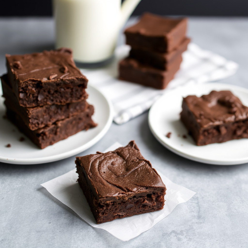 Dekadente fudgebrownies
