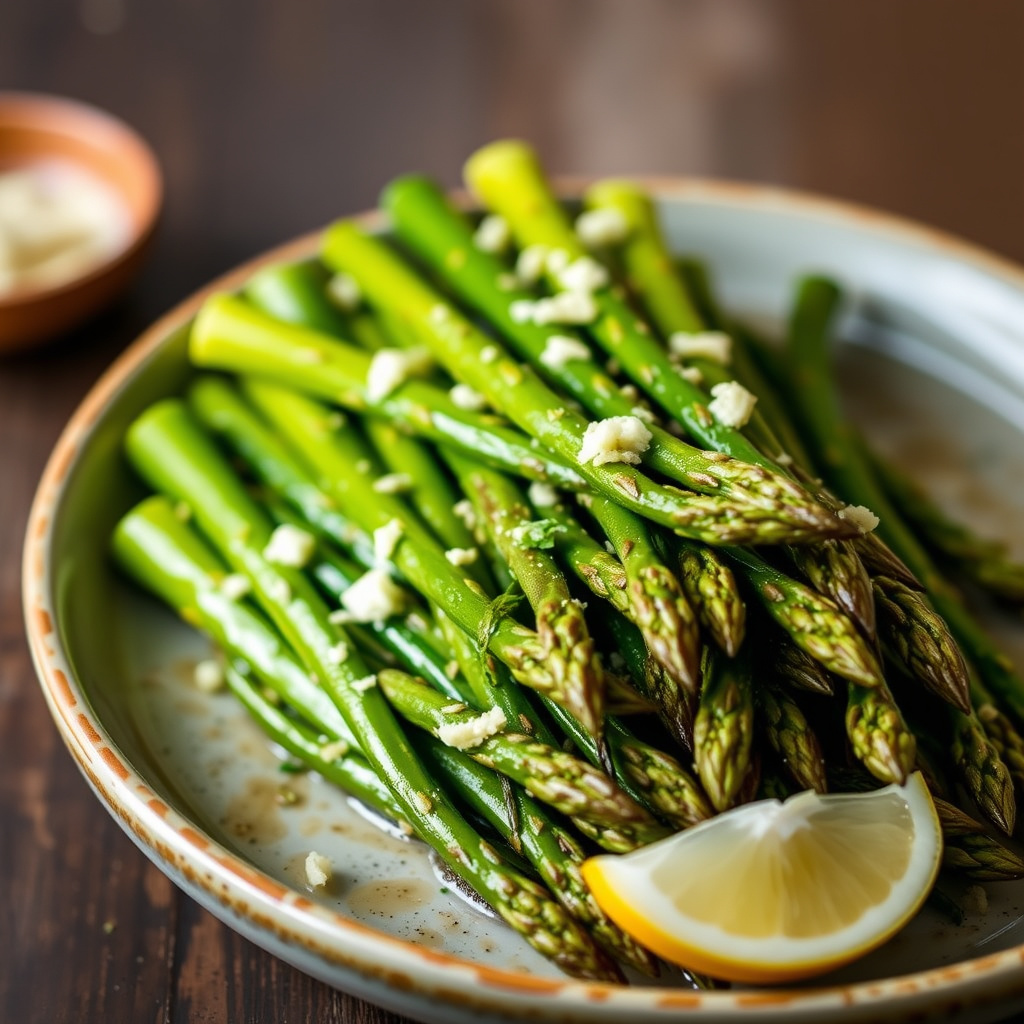 Den beste dampede asparges