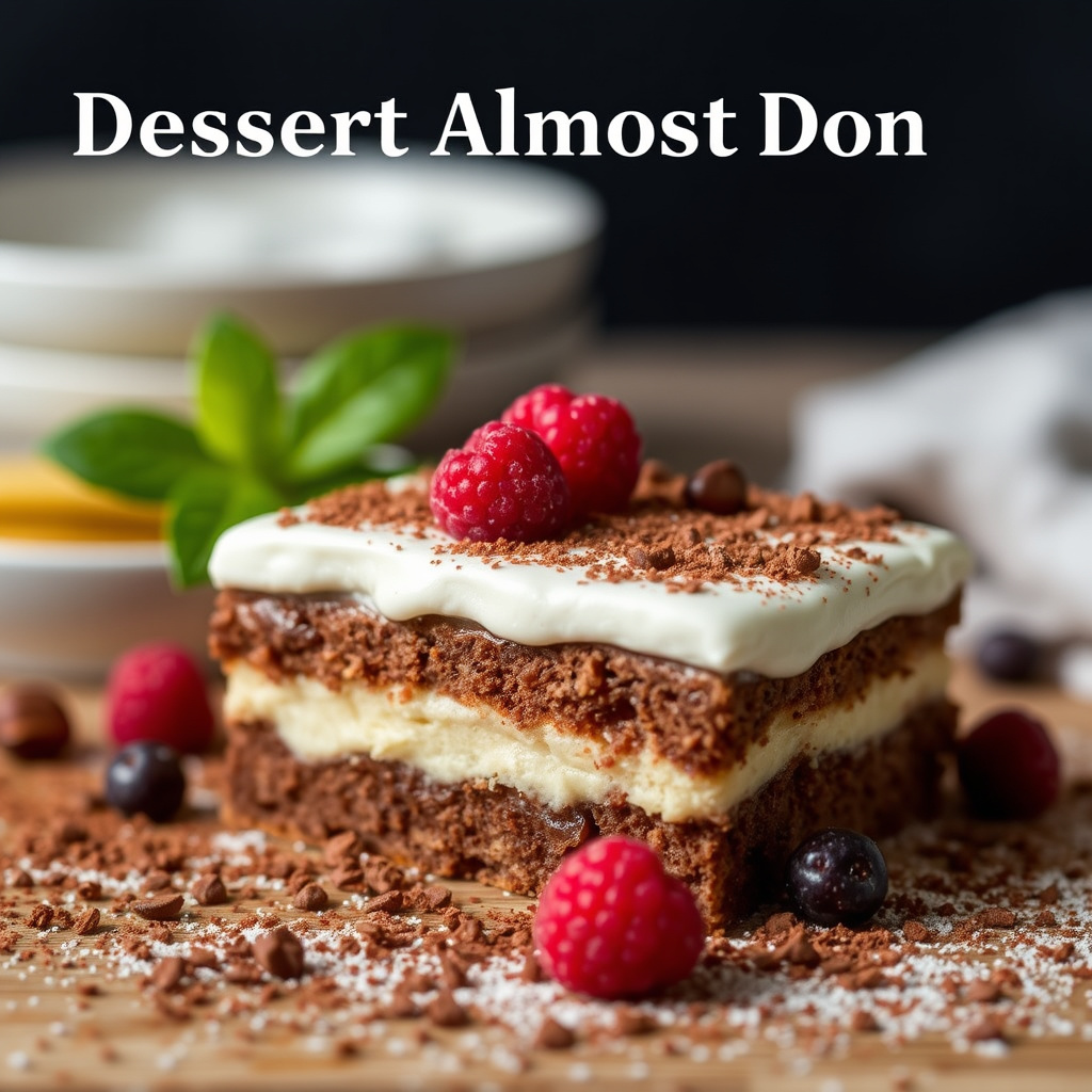 Dessert nesten ferdig