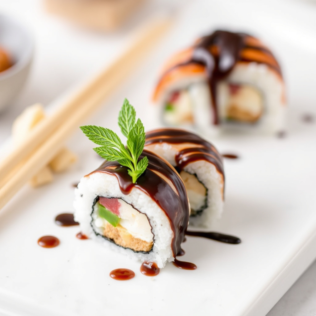 Dessert-sushi