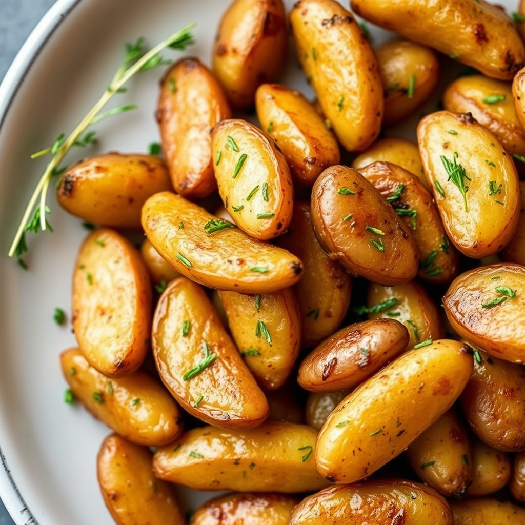 Dill Fingerling-poteter