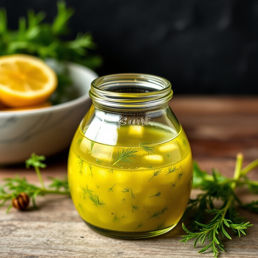 Dill-vinaigrette