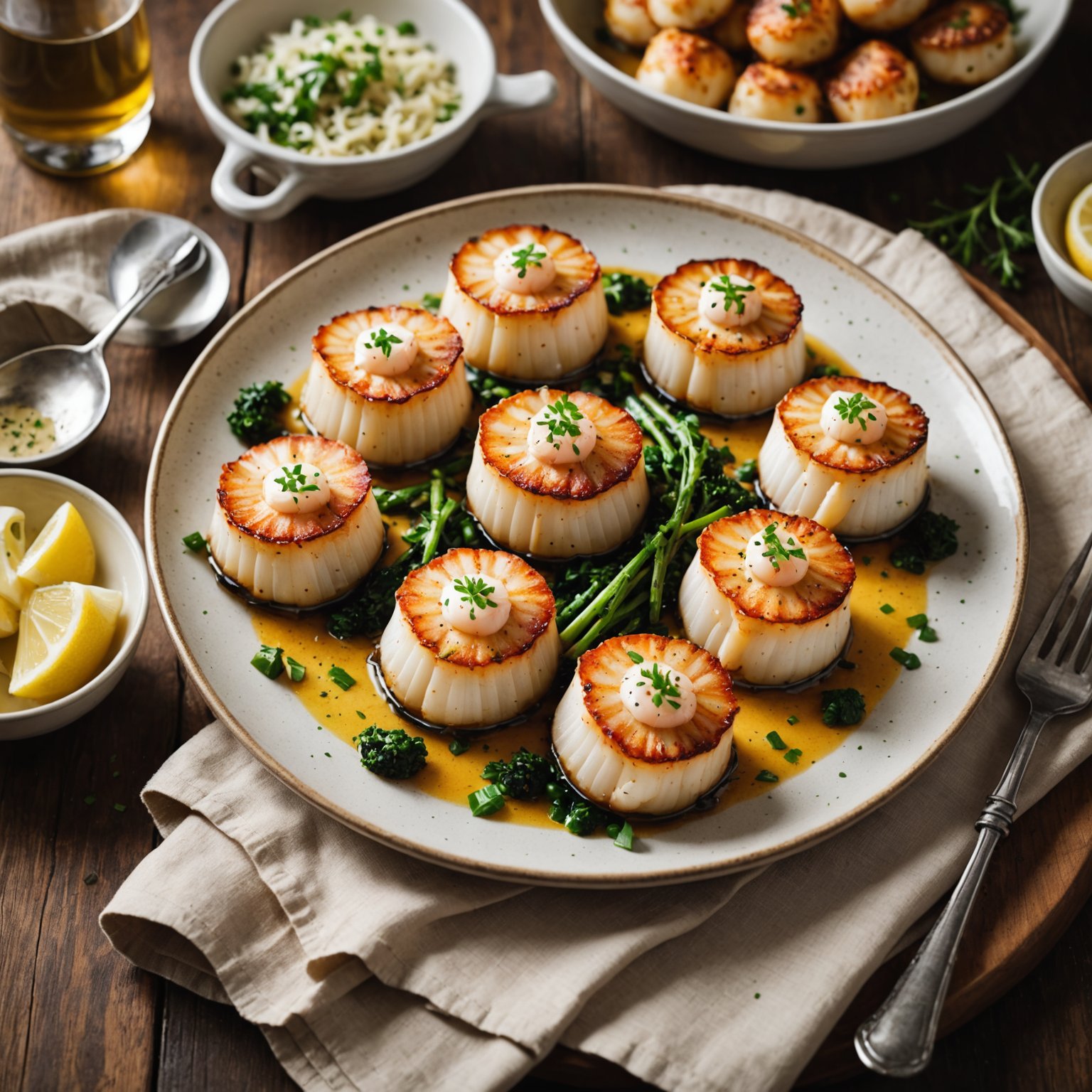 Dinahs bakte kamskjell