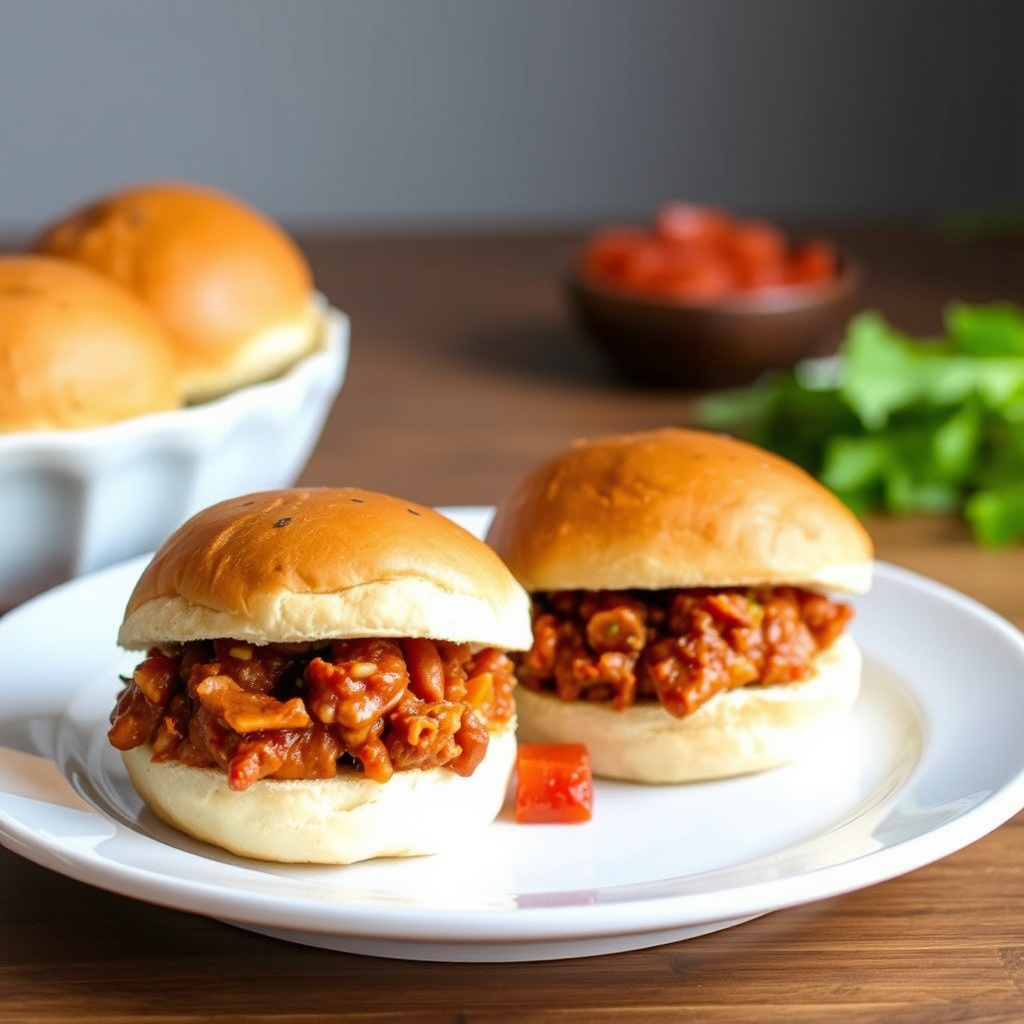 Djevelsk rotete kylling-mini-sandwicher