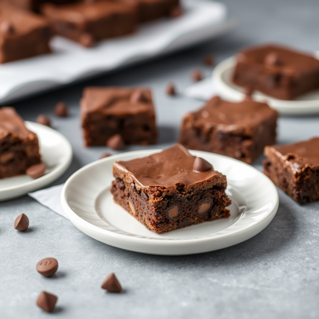 Dobbeltsjokolade mocha-brownies