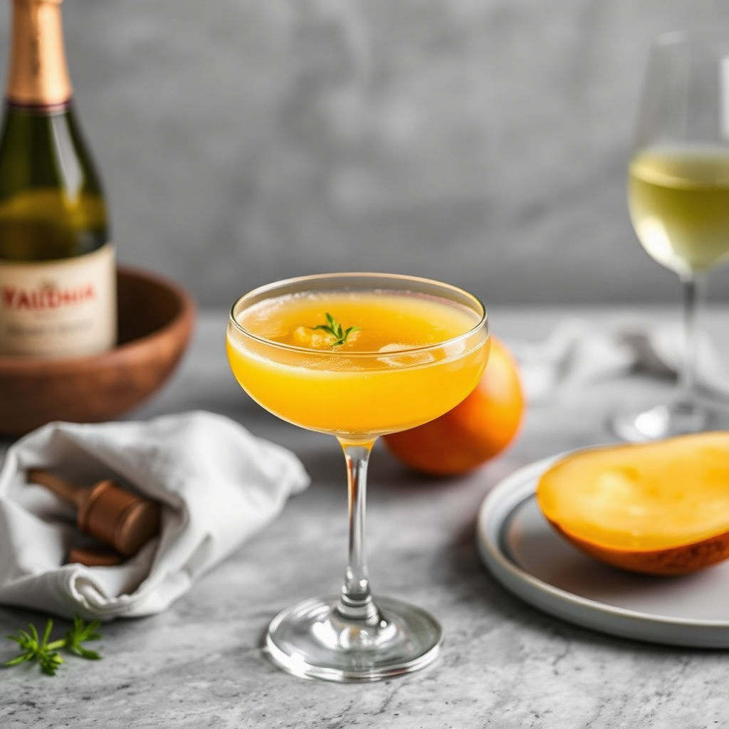 Drapsmango Champagne-cocktail