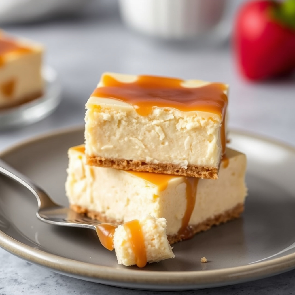 Dulce de Leche-ostekakestykker