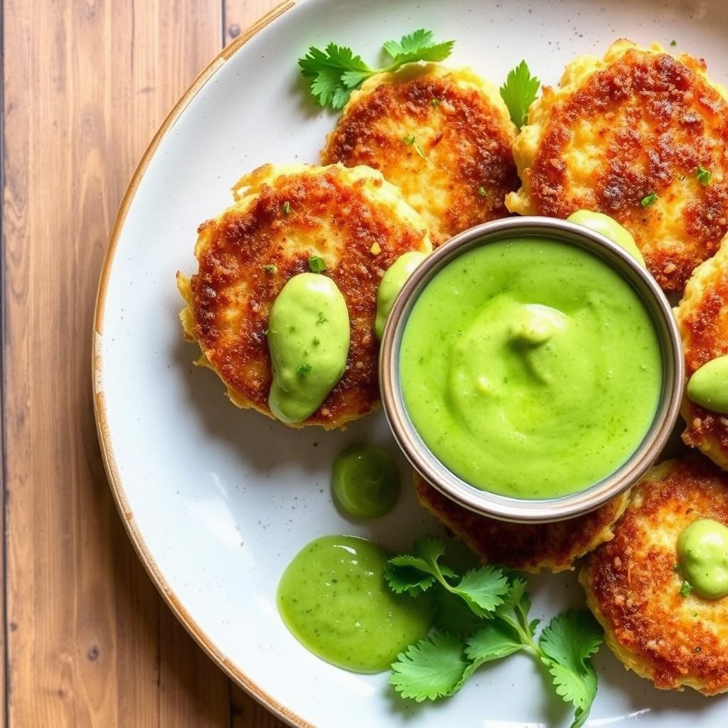 Dungeness-krepskaker med grønn cocktail-saus