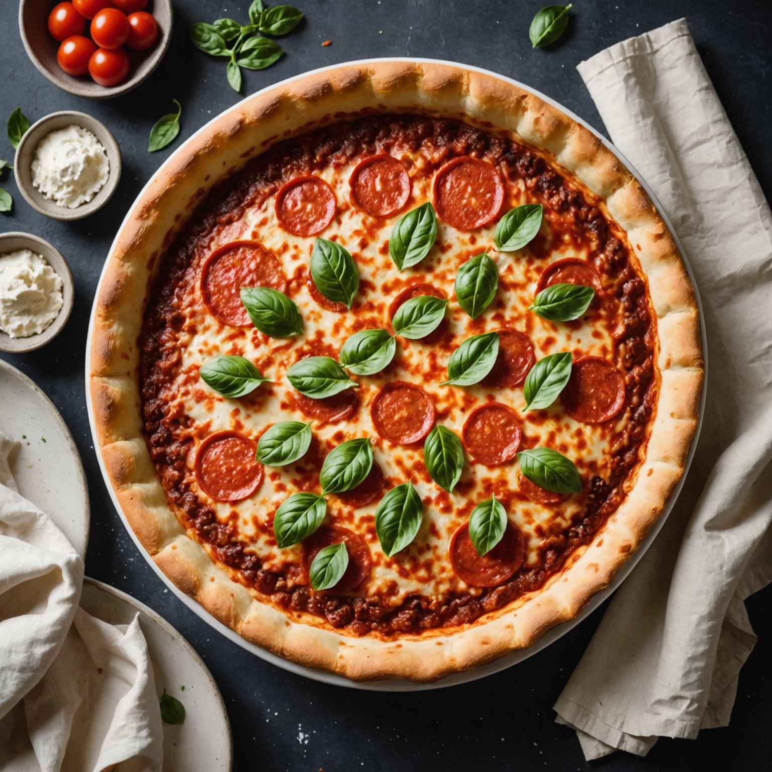 Dypskive-pizzadeig