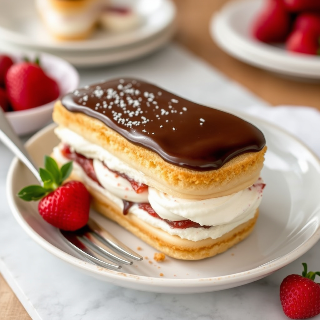 Eclair-kake