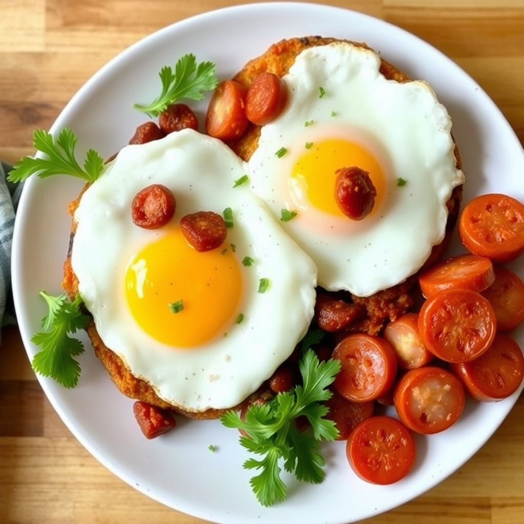 Egg med chorizo