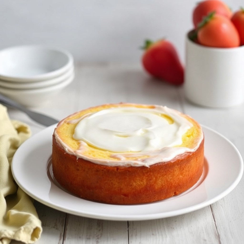 Eggeplomme-svampkake