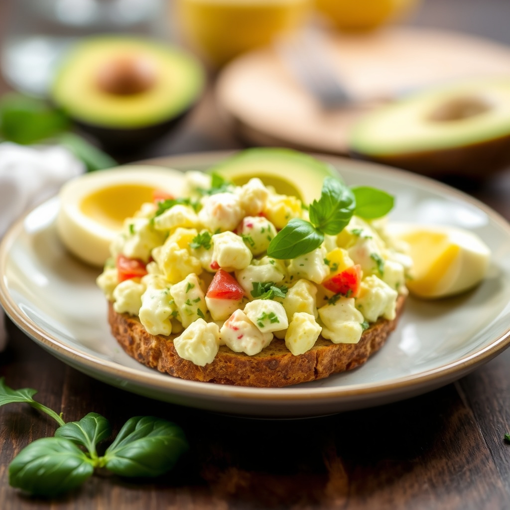 Eggerøre med avokado