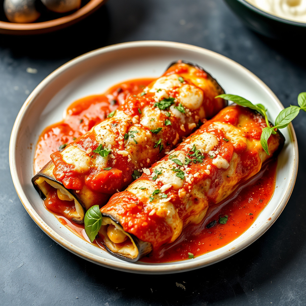 Eggplant Cannelloni
