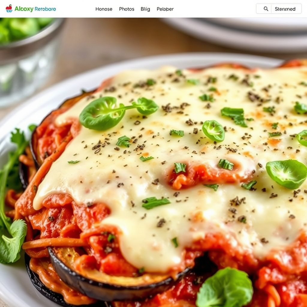 Eggplant Parmesan-sandwich