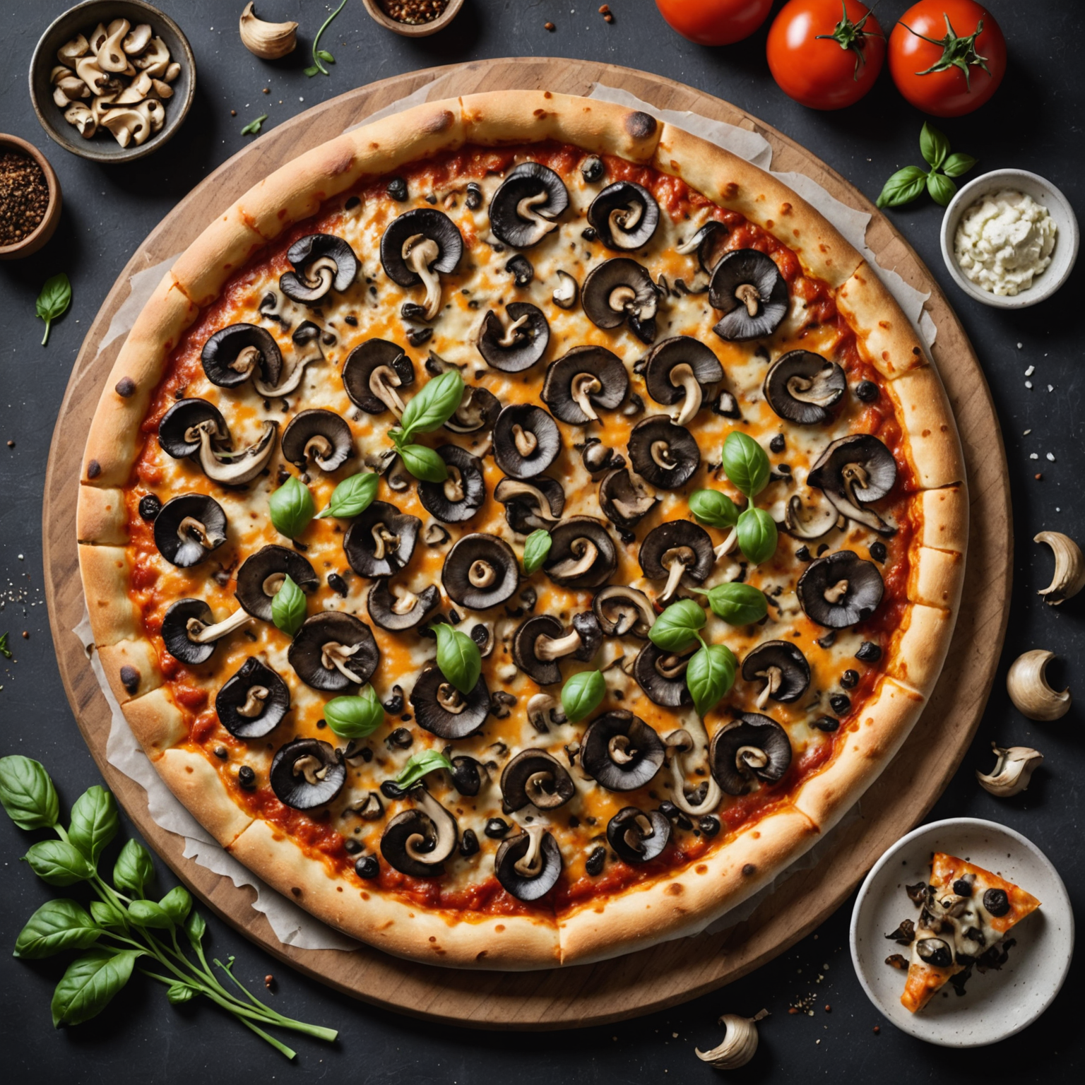 Eksotisk sopppizza