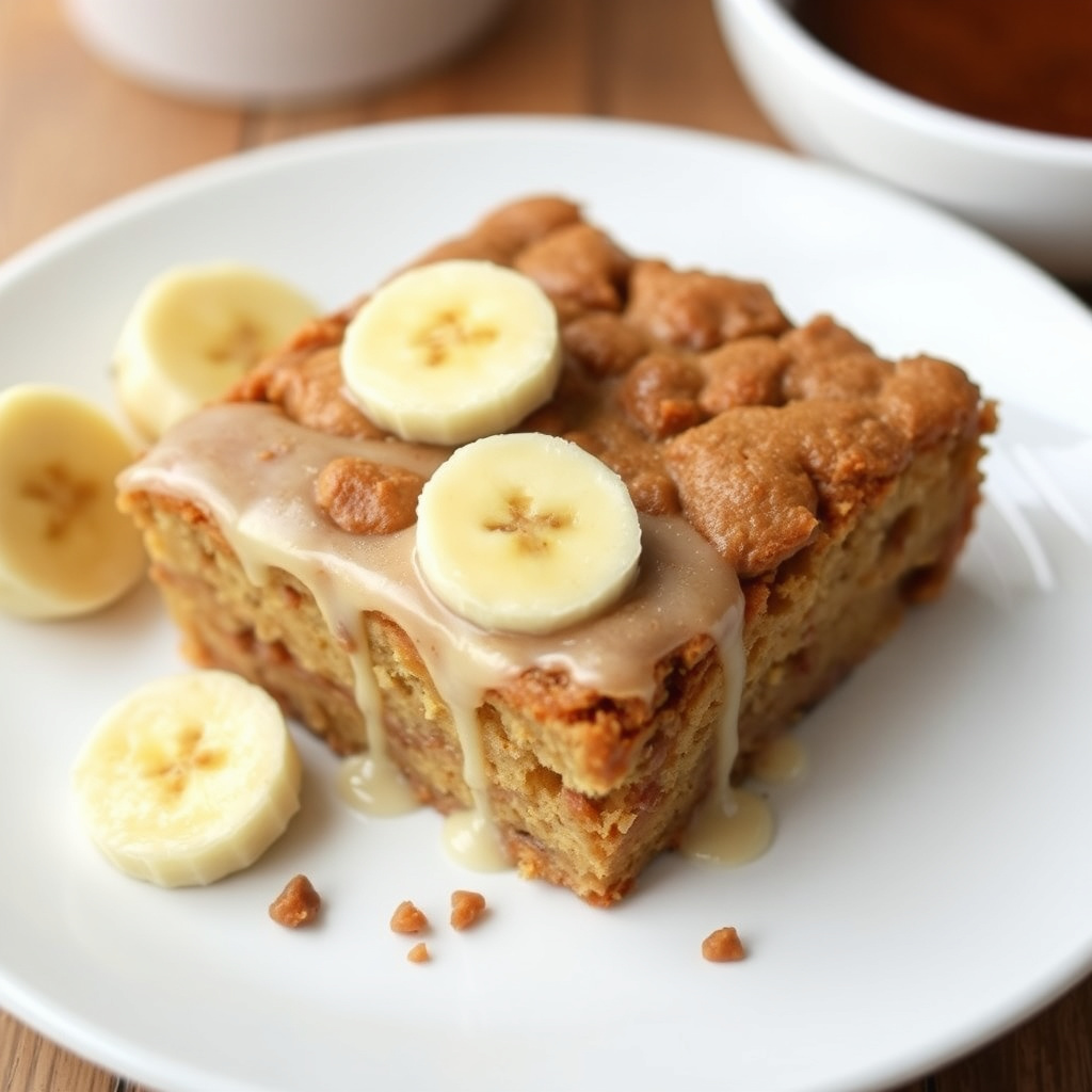 En enkel banan- og kaffekake