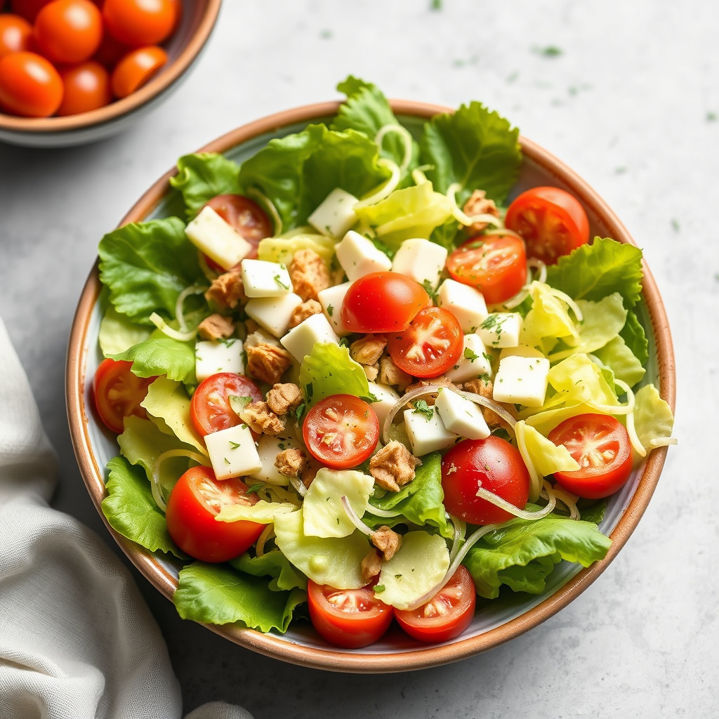 En enkel Caesar-salat
