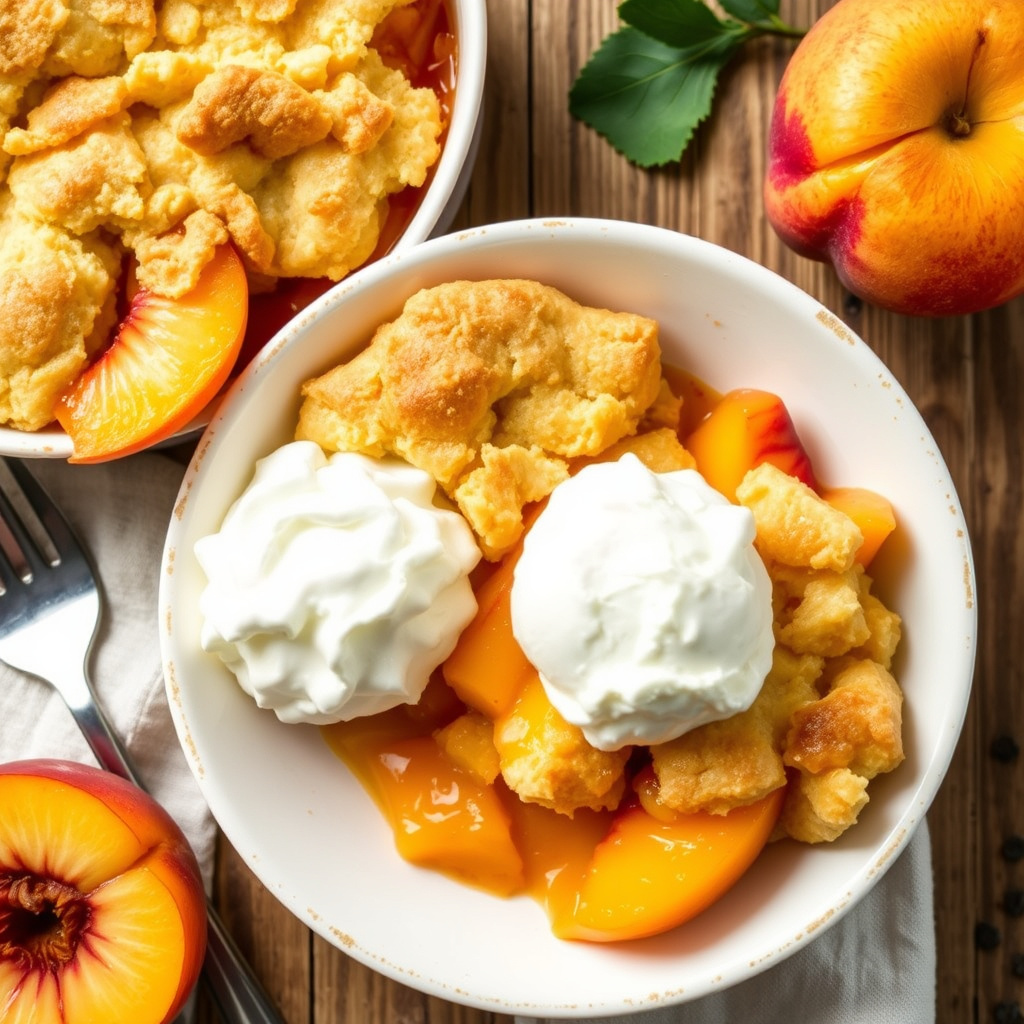 En enkel ferskenskake