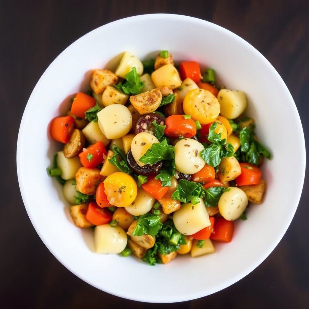 En enkel grønnsaksblanding