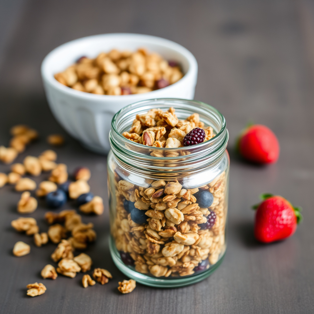 En enkel hjemmelaget granola