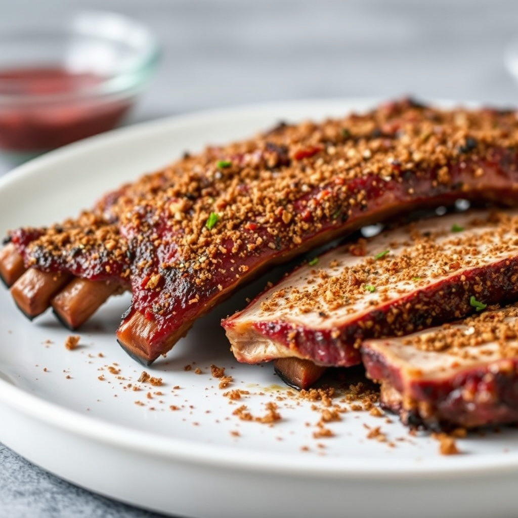 En enkel tørrkrydderblanding for svineribbe