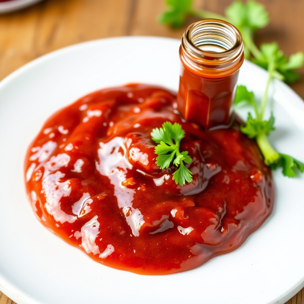 Hjemmelaget BBQ-saus med cola