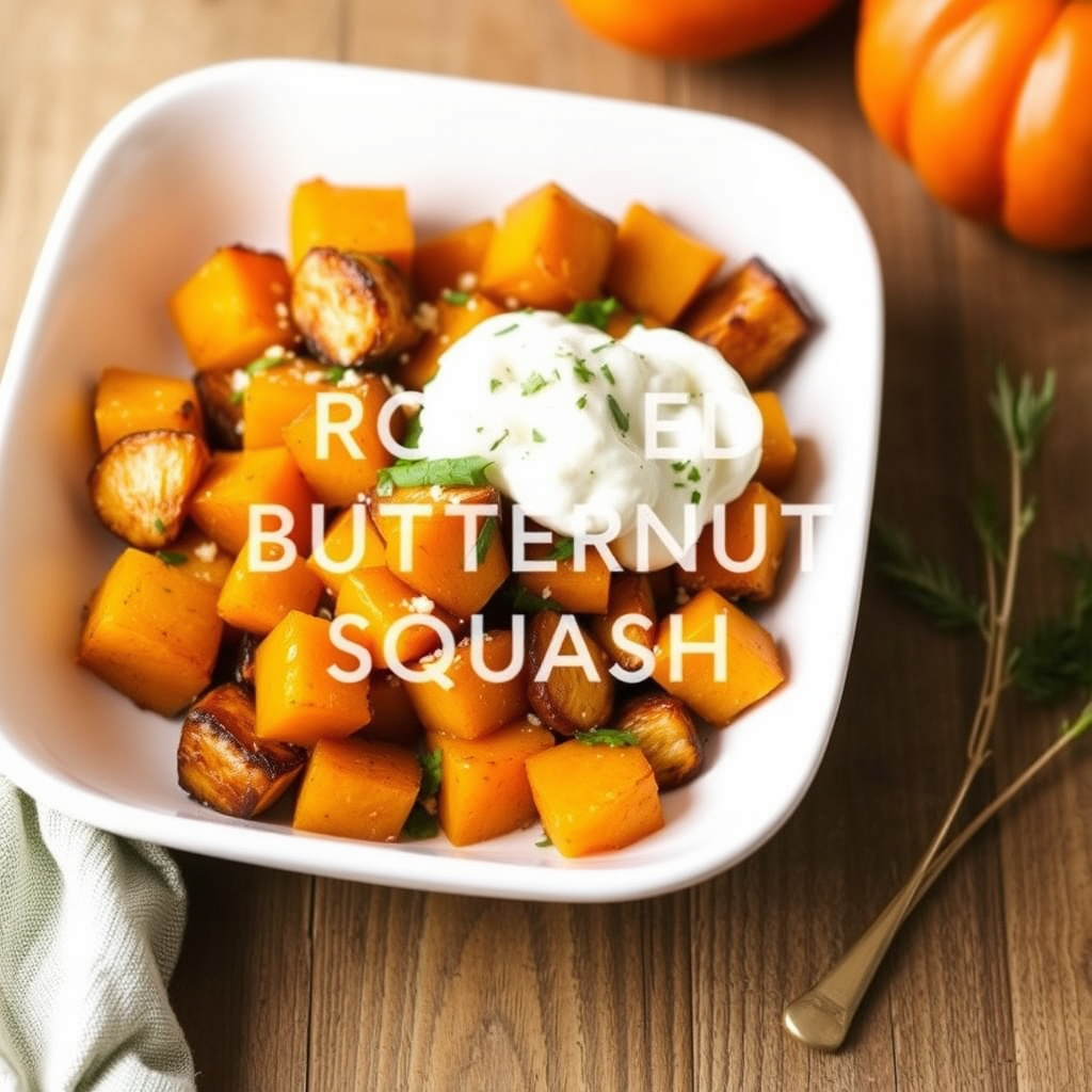 Enkel ovnsbakt butternut squash