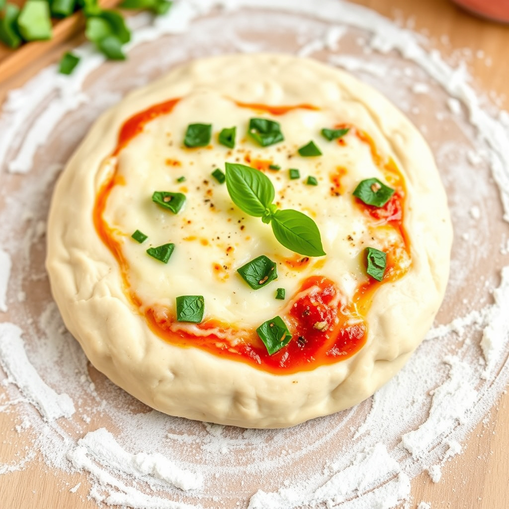Enkel pizzadeig