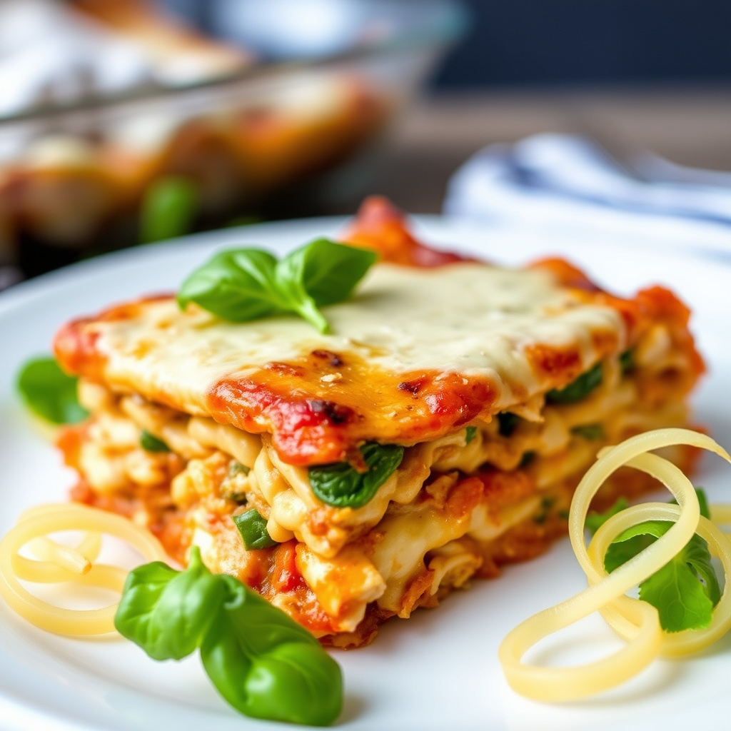 Enkel vegetarisk lasagne