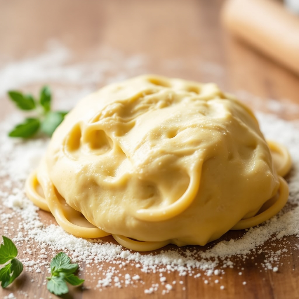 Enkelt hjemmelaget pastadeig
