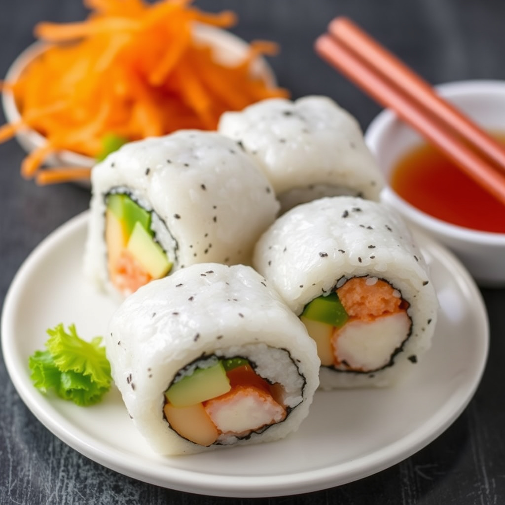 Enkle (lette) ruller (Hoso-Maki)