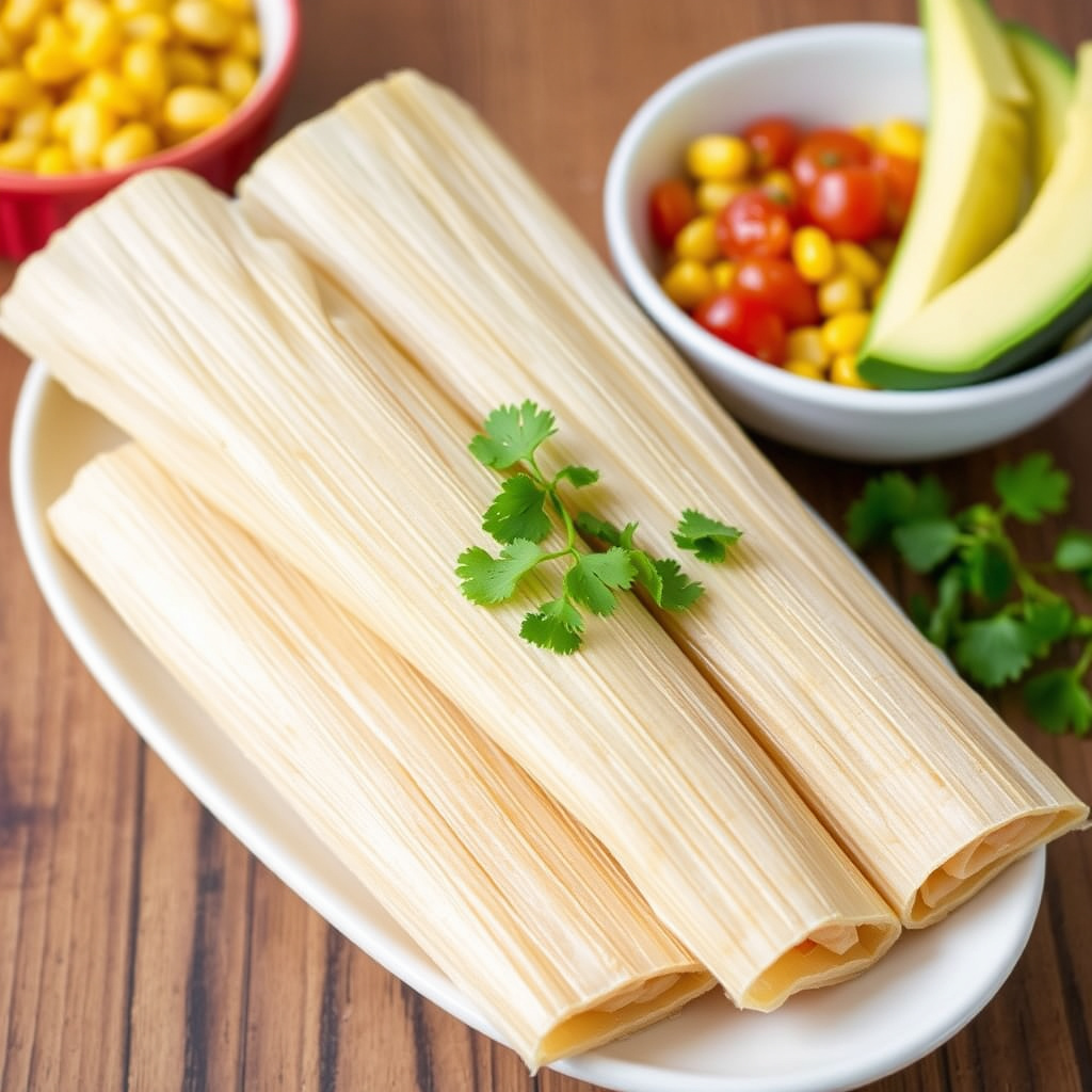 Enkle mais-tamales